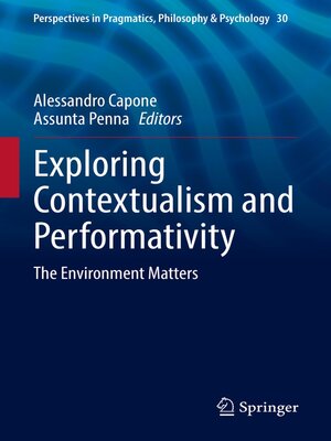 cover image of Exploring Contextualism and Performativity